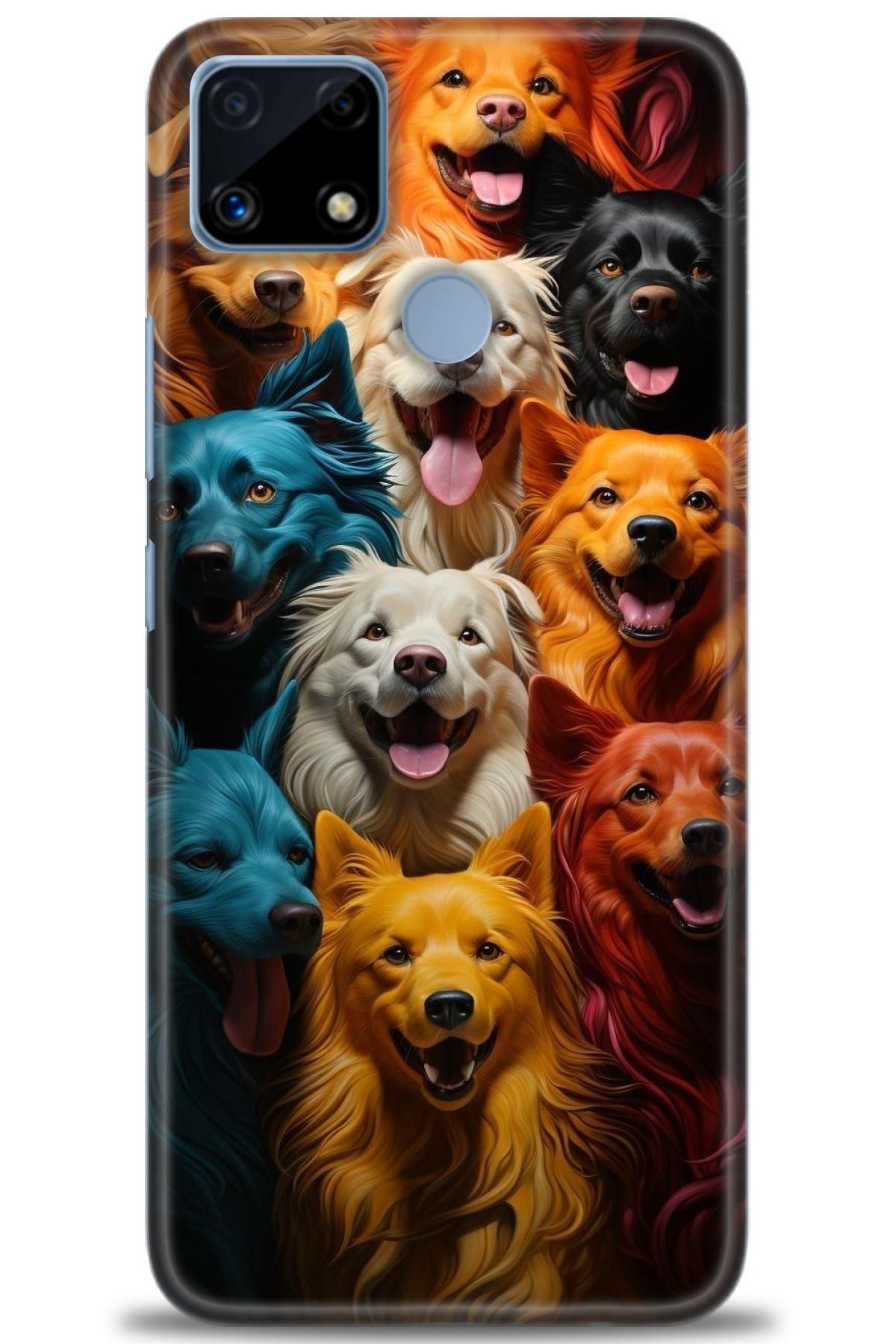 realme C25 / C25S İle Uyumlu HD Baskılı Desenli Silikon Kılıf - 164