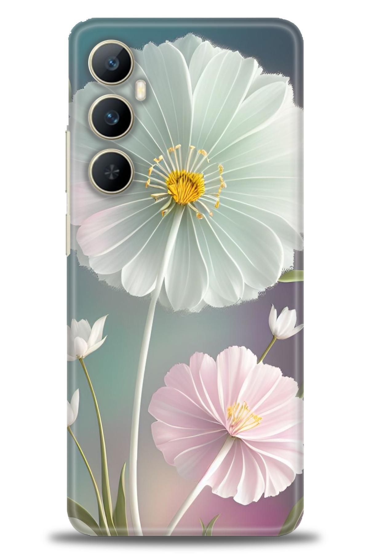 realme C65 İle Uyumlu HD Baskılı Desenli Silikon Kılıf - 418