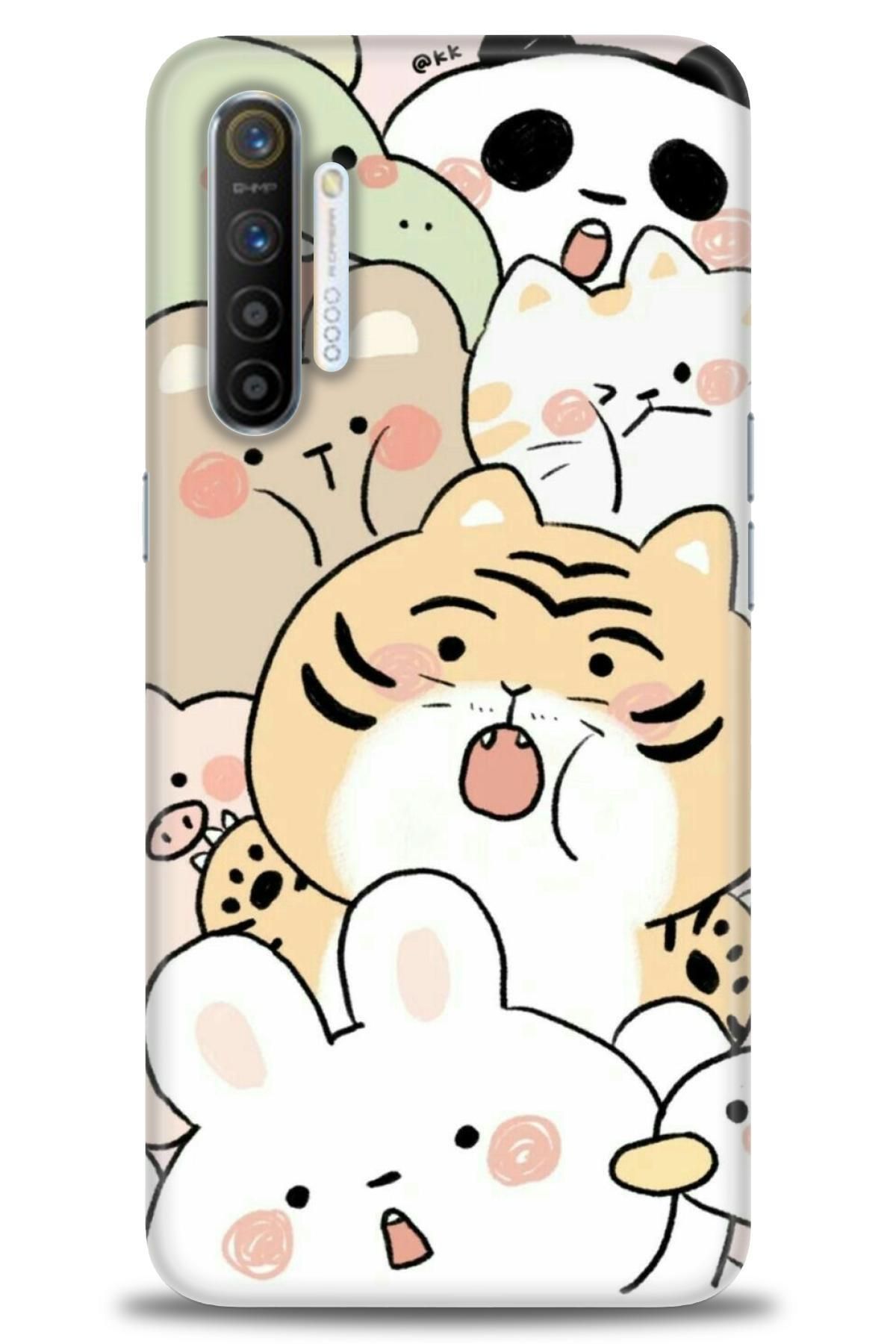 realme XT İle Uyumlu HD Baskılı Desenli Silikon Kılıf - 603
