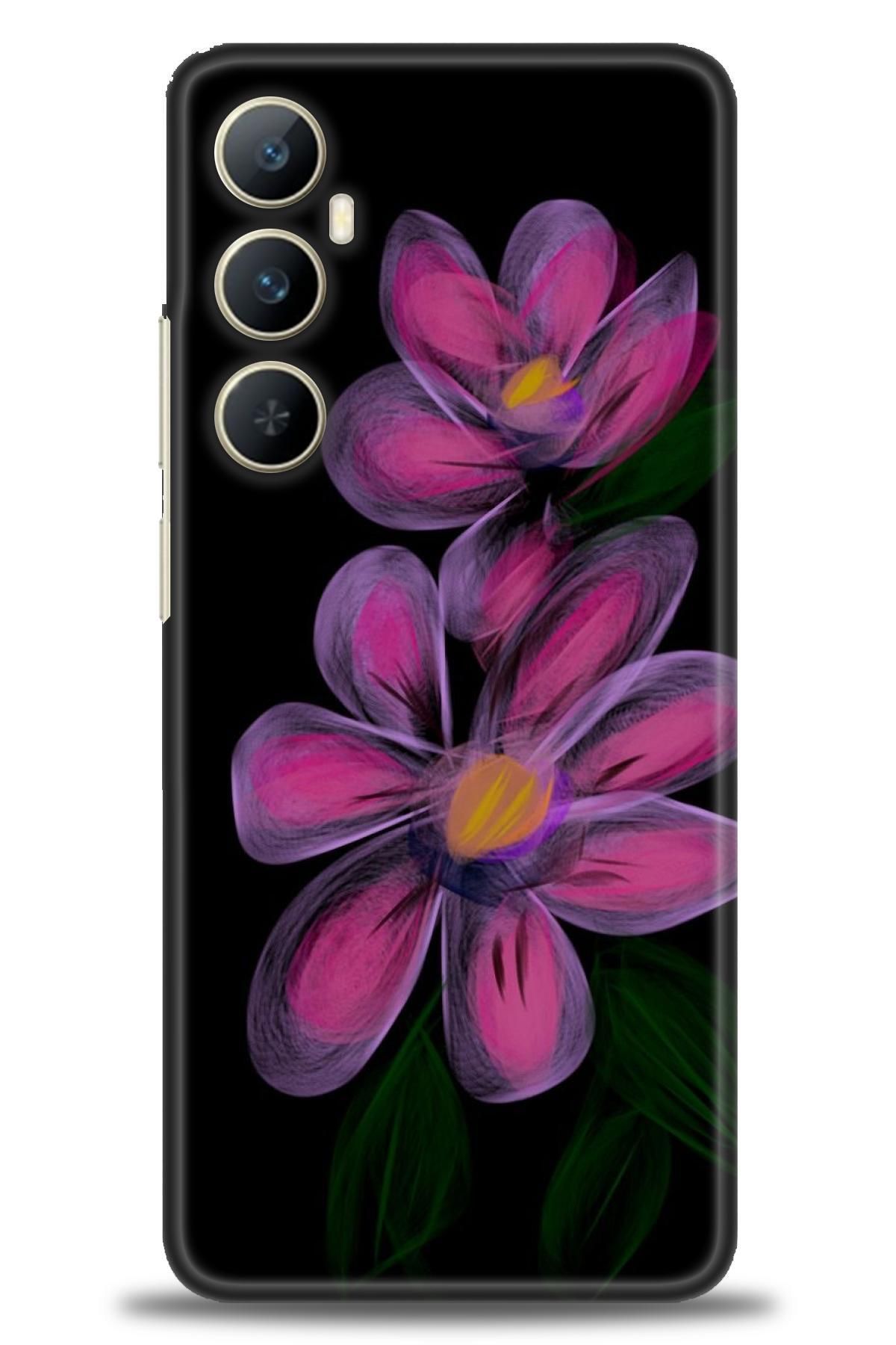 realme C65 İle Uyumlu HD Baskılı Desenli Silikon Kılıf - 745
