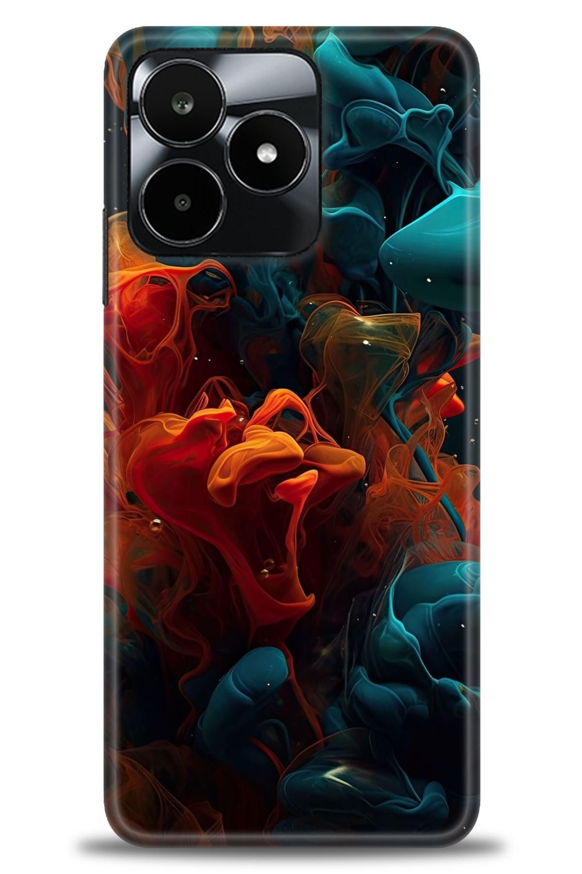 realme C53 İle Uyumlu HD Baskılı Desenli Silikon Kılıf - 807