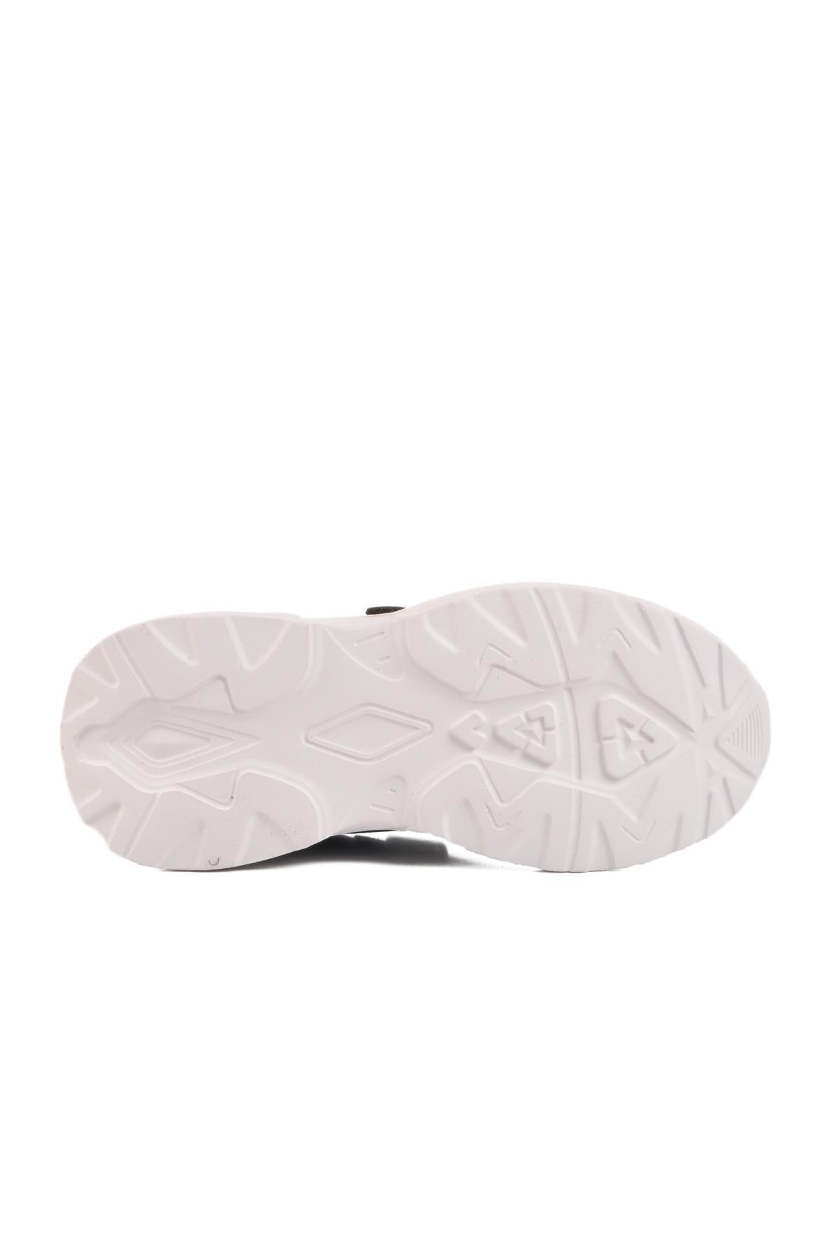 WALKWAY-Ruffon Black-Lilac Textile Children's Sports Shoes 2340 F 5