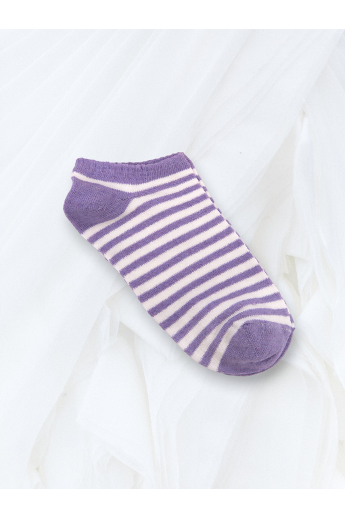 Black Arden Socks Renkli Kız Çizgili Desenli Çocuk Patik Seti 7'li Okul Günlük Mevsimlik fotoğrafı 7 (önizleme)