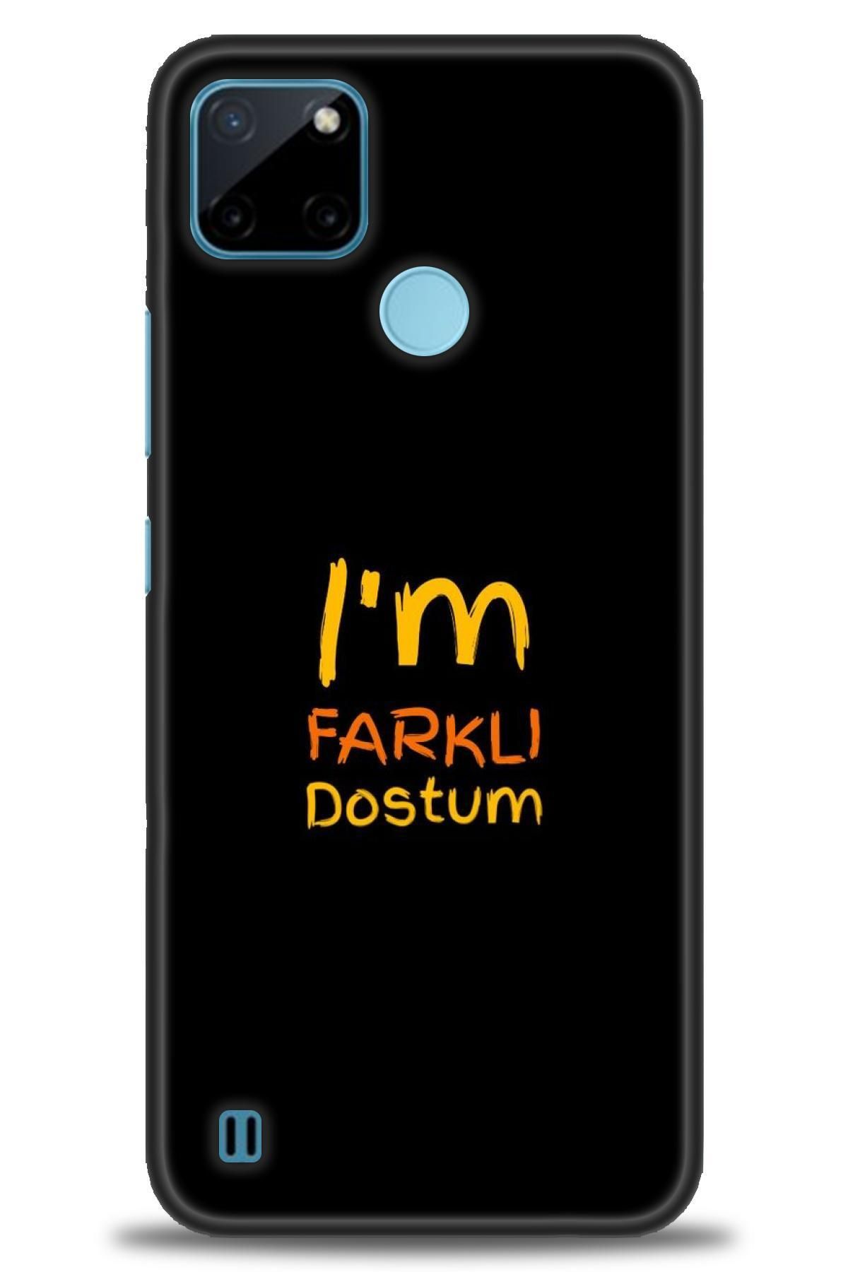 realme C21Y / C25Y İle Uyumlu HD Baskılı Desenli Silikon Kılıf - 1075