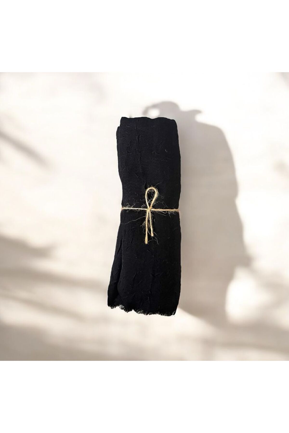 Butik Siyah Bambu Şal