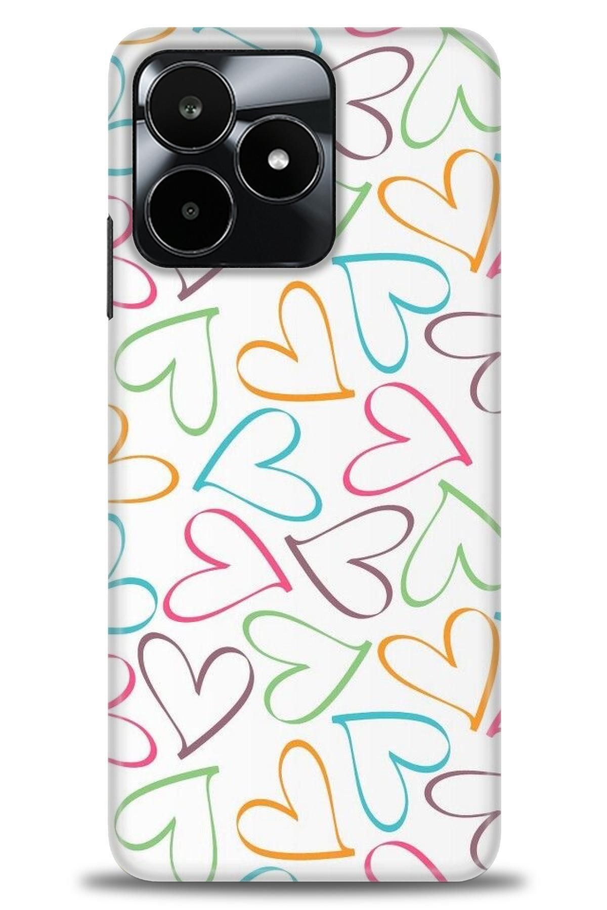 realme C53 İle Uyumlu HD Baskılı Desenli Silikon Kılıf - 902
