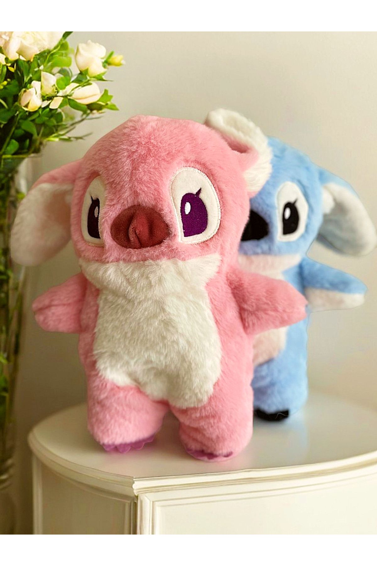 PoppyPlays Stitch Peluş Oyuncak Özel Cepli Süper Yumuşak Bebek Hediyesi, Sevgili Hediyesi
