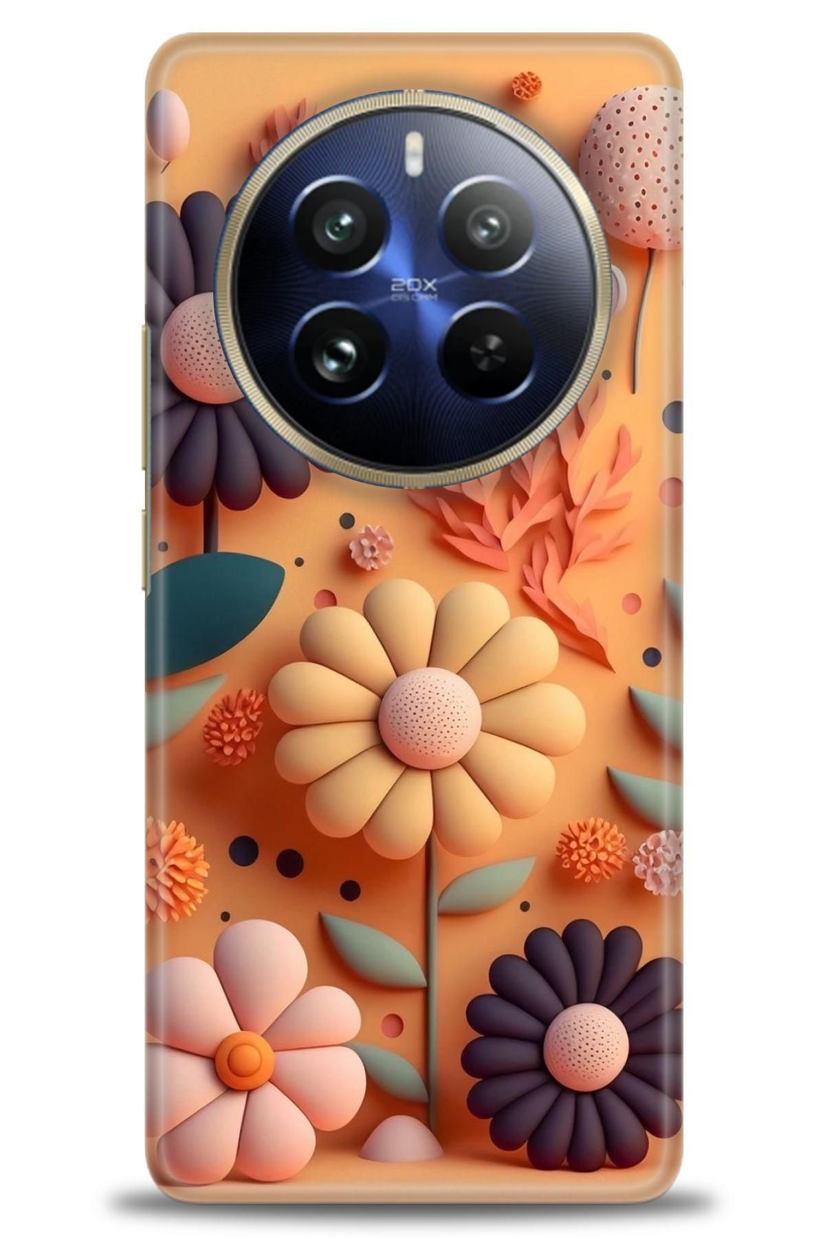 realme 12 4G / 12 Plus İle Uyumlu HD Baskılı Desenli Silikon Kılıf - 527