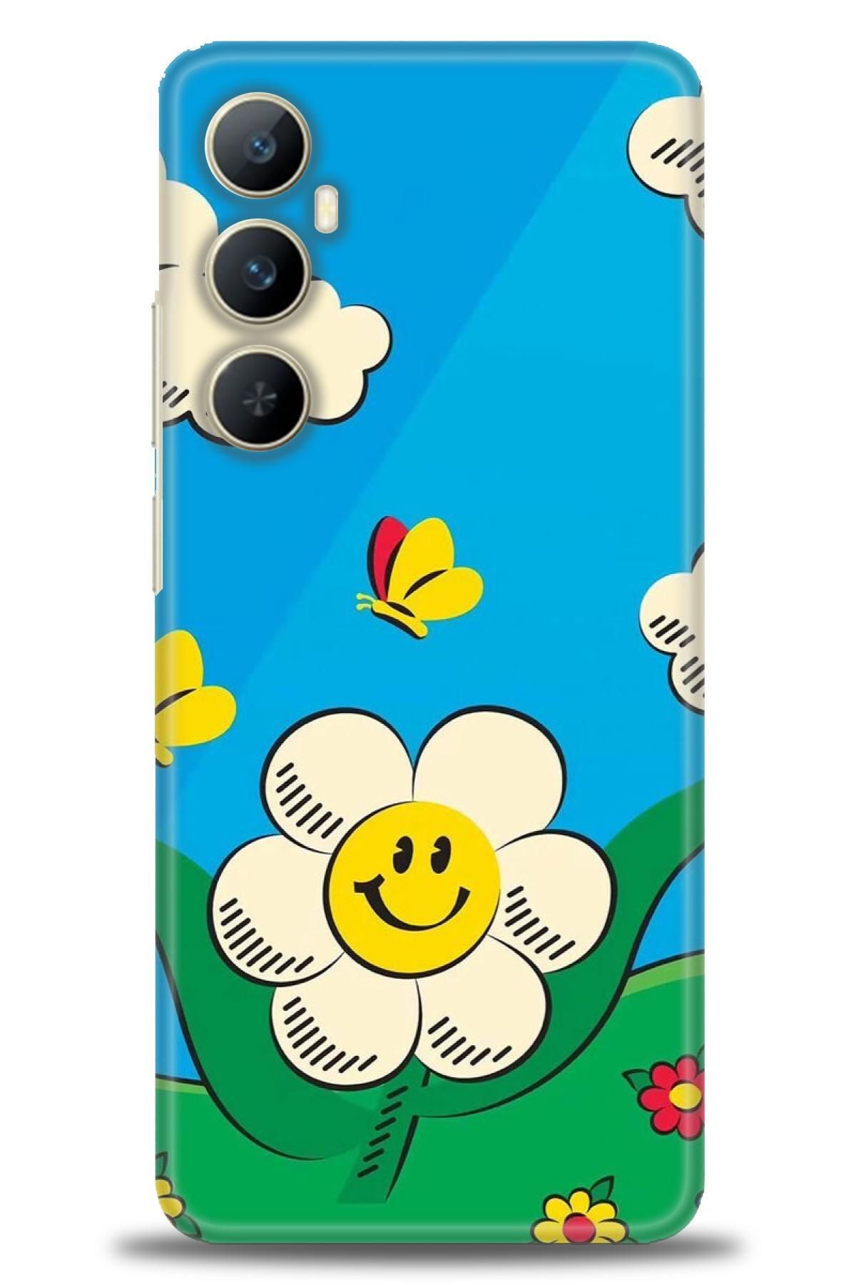 realme C65 İle Uyumlu HD Baskılı Desenli Silikon Kılıf - 18