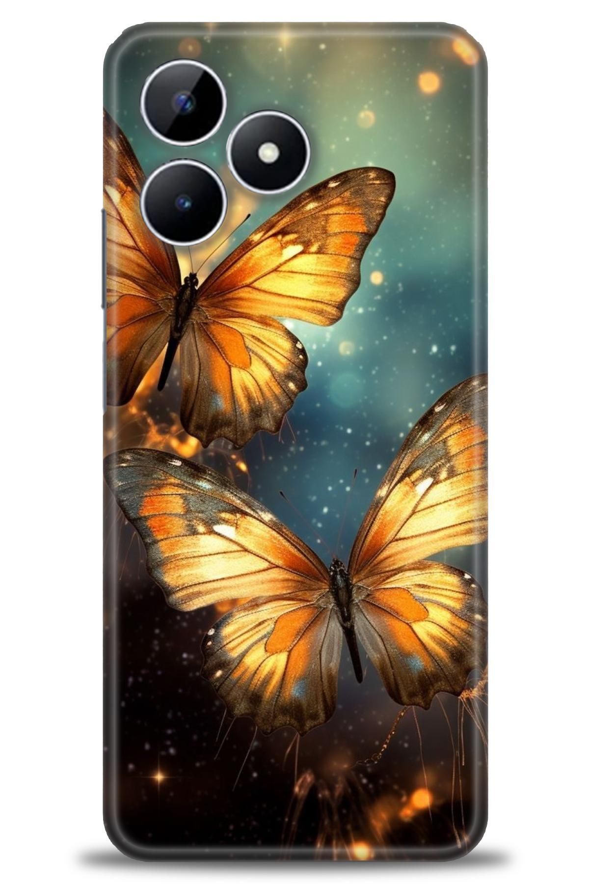 realme Note 50 4G İle Uyumlu HD Baskılı Desenli Silikon Kılıf - 933