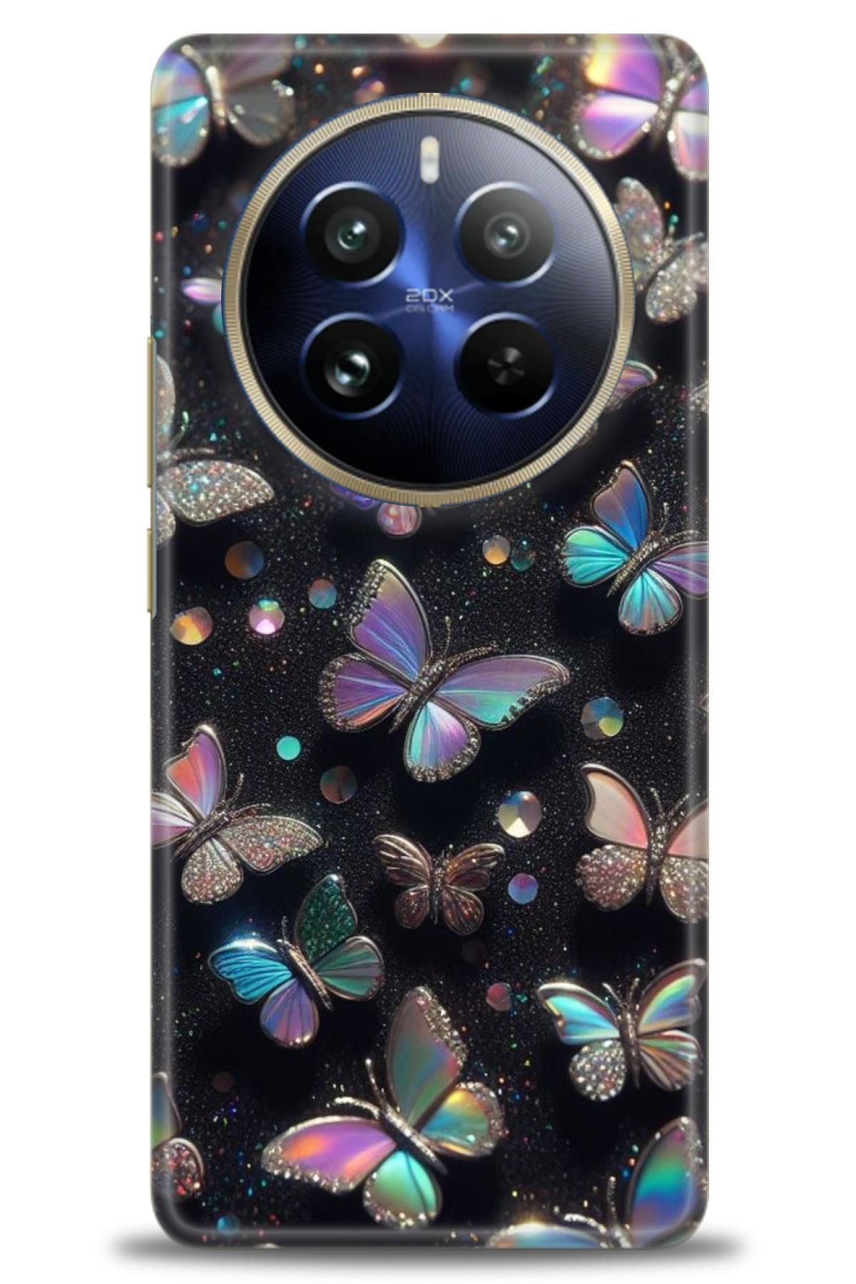 realme 12 4G / 12 Plus İle Uyumlu HD Baskılı Desenli Silikon Kılıf - 184