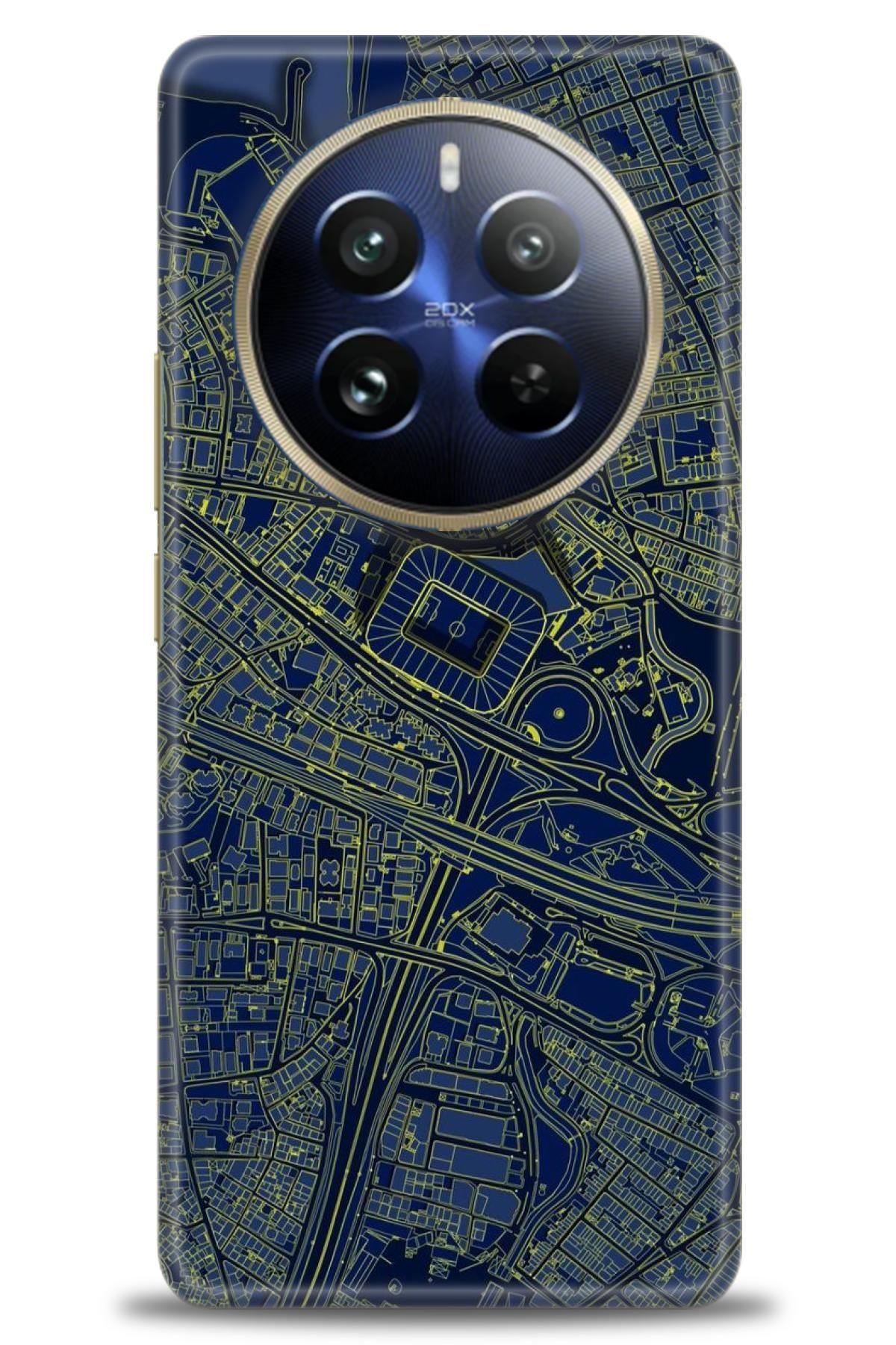 realme 12 4G / 12 Plus İle Uyumlu HD Baskılı Desenli Silikon Kılıf - 73