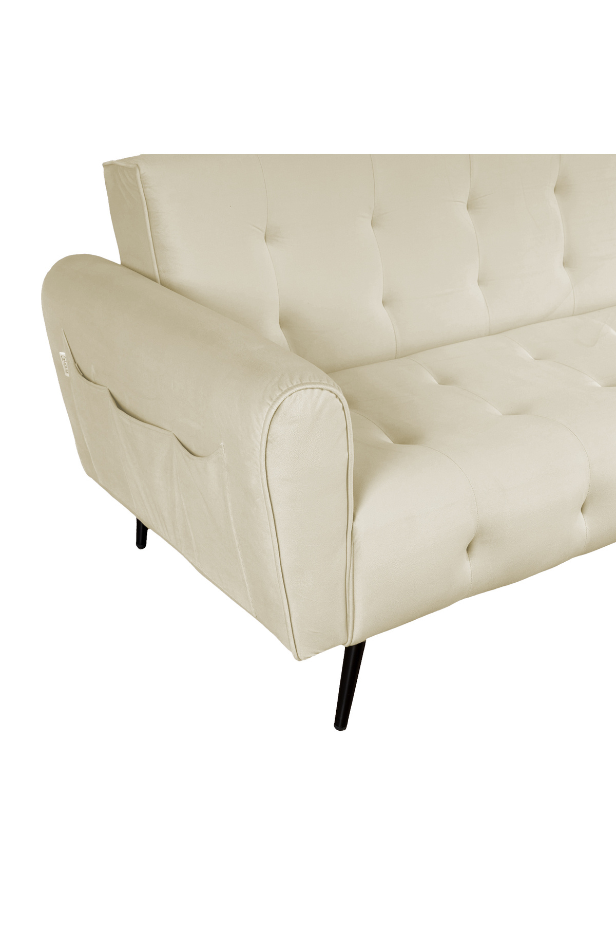 Lazy Vibes-moon | 2 In 1 Sofabed Velvet Upholstered 4