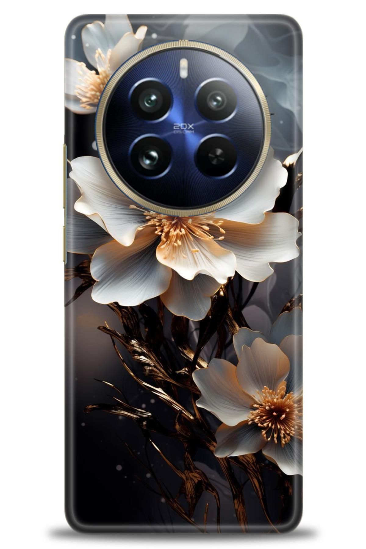 realme 12 4G / 12 Plus İle Uyumlu HD Baskılı Desenli Silikon Kılıf - 544