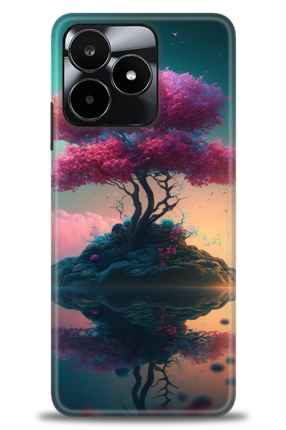 realme C53 İle Uyumlu HD Baskılı Desenli Silikon Kılıf - 877