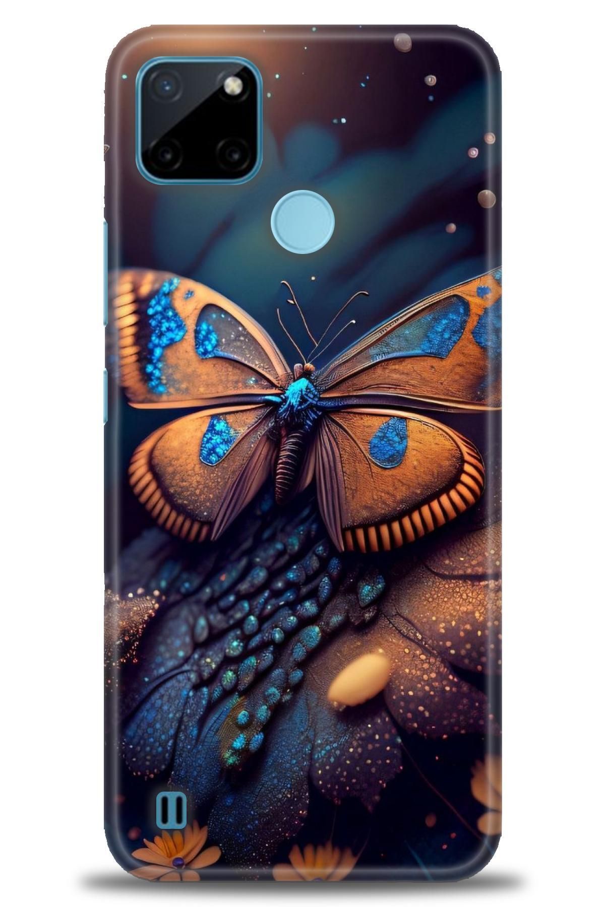 realme C21Y / C25Y İle Uyumlu HD Baskılı Desenli Silikon Kılıf - 932