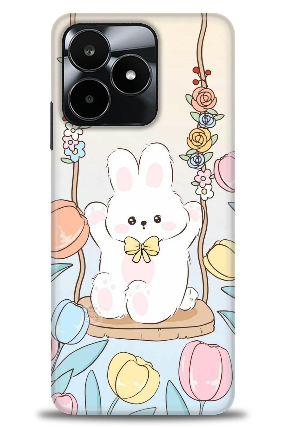 realme C53 İle Uyumlu HD Baskılı Desenli Silikon Kılıf - 155