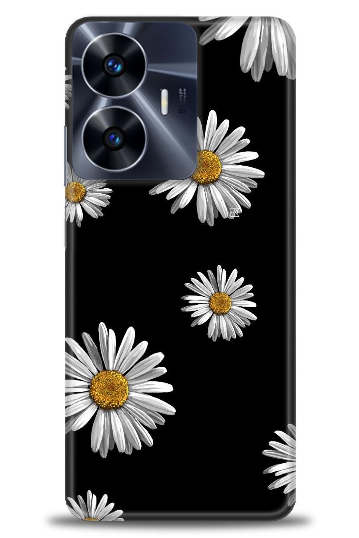 realme C55 İle Uyumlu HD Baskılı Desenli Silikon Kılıf - 13