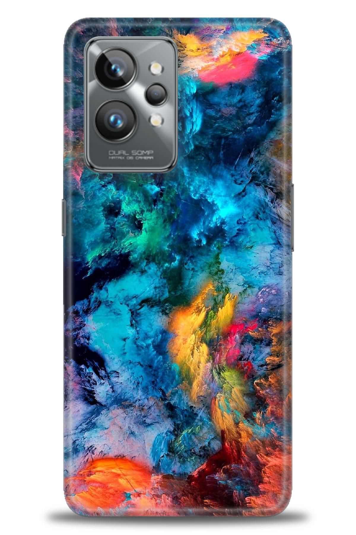 realme GT2 Pro İle Uyumlu HD Baskılı Desenli Silikon Kılıf - 555
