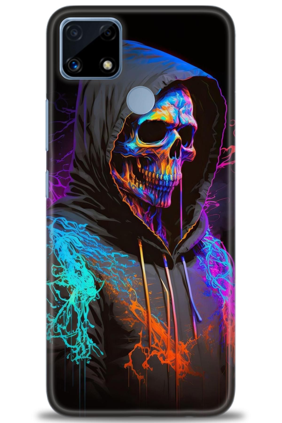 realme C25 / C25S İle Uyumlu HD Baskılı Kılıf - Karışık Seri - 912