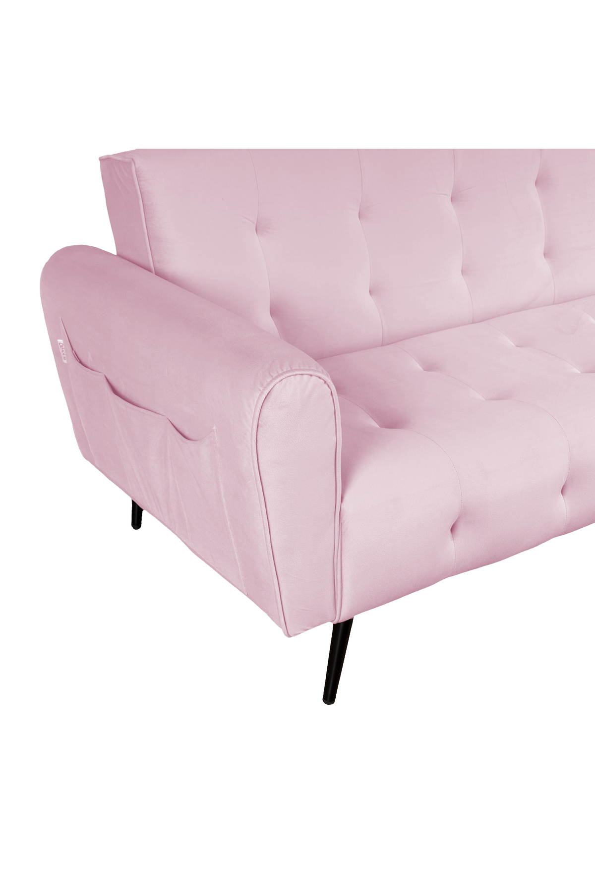 Lazy Vibes-moon | 2 In 1 Sofabed Velvet Upholstered 4