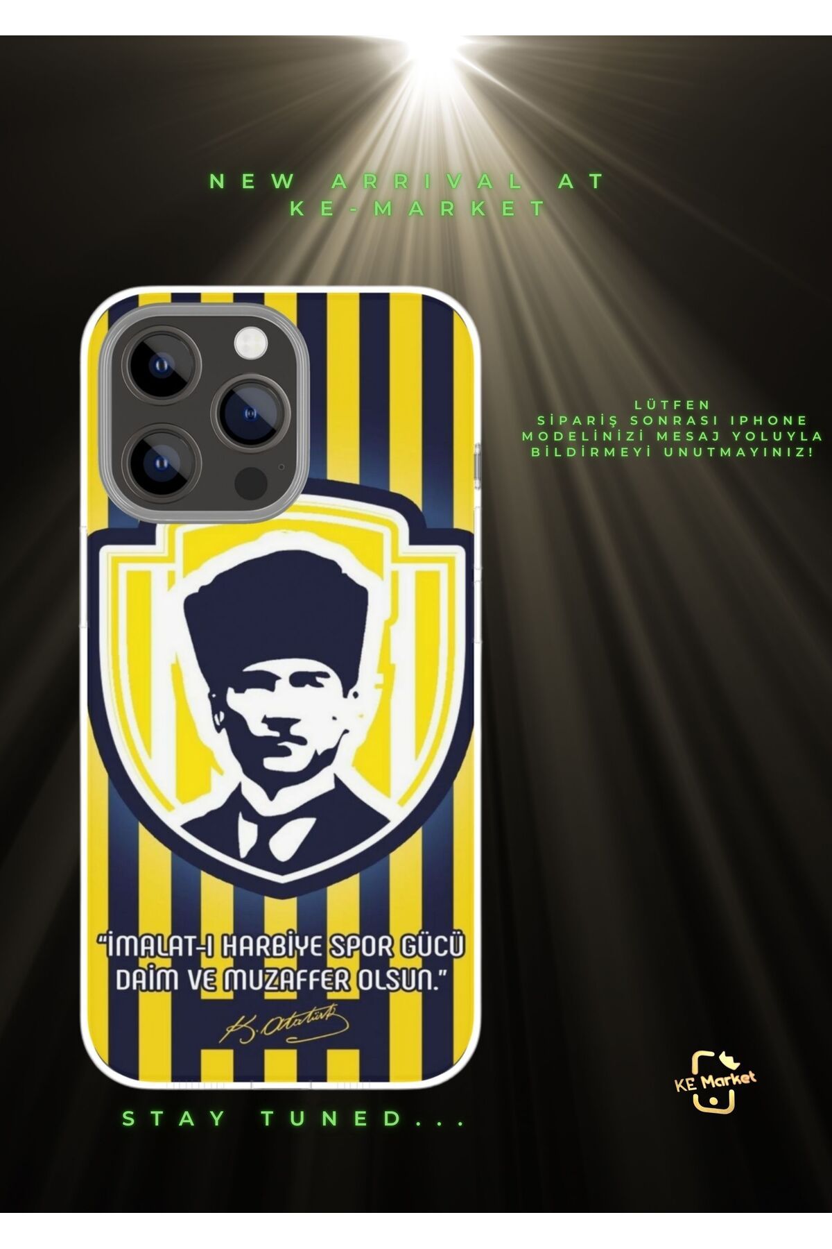 SOFTCASE Ultras Series MKE Iphone Tasarım Kılıf (LÜTFEN MESAJ YOLUYLA TELEFON MODELİNİZİ YAZINIZ)
