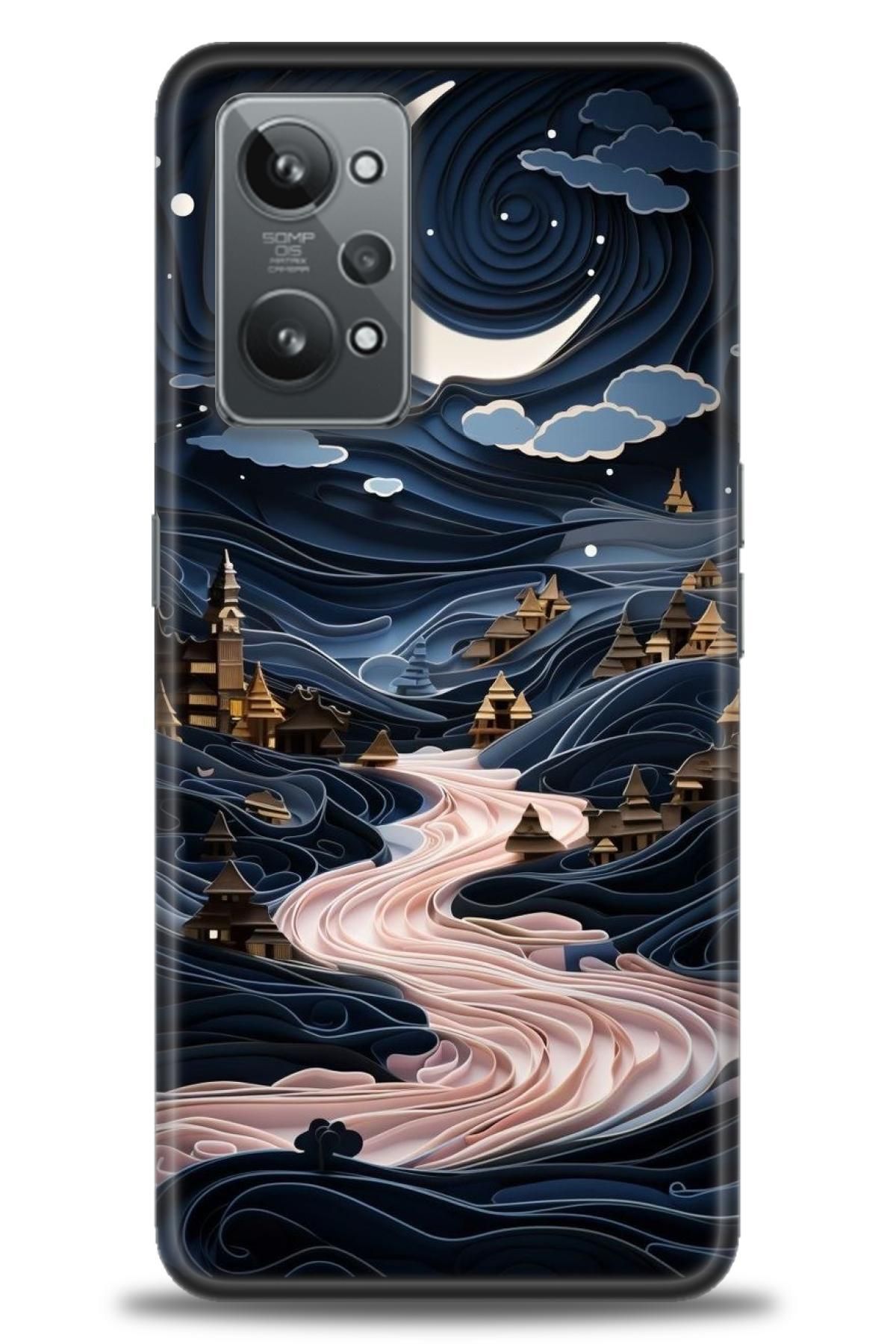 realme GT2 İle Uyumlu HD Baskılı Desenli Silikon Kılıf - 618