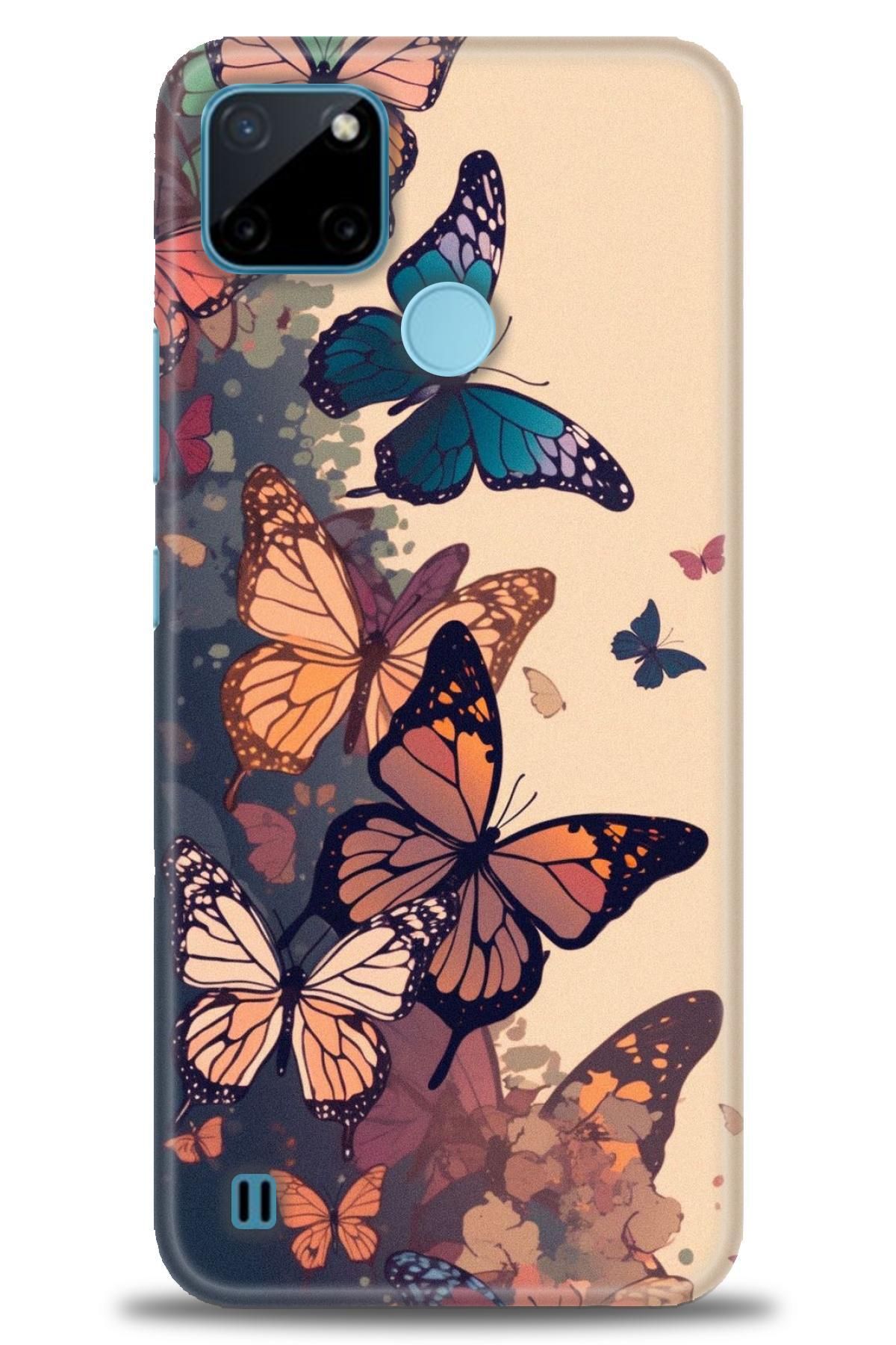 realme C21Y / C25Y İle Uyumlu HD Baskılı Desenli Silikon Kılıf - 1027