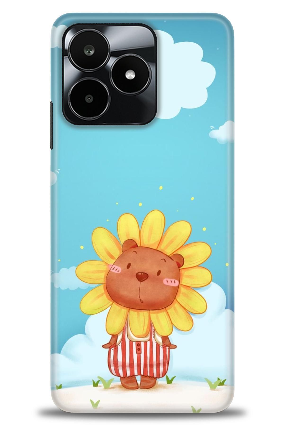 realme C53 İle Uyumlu HD Baskılı Desenli Silikon Kılıf - 423