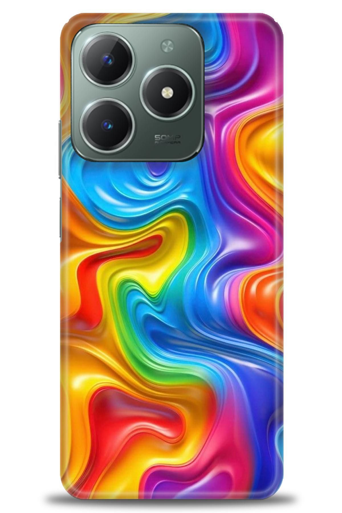 realme C61 / C63 İle Uyumlu HD Baskılı Kılıf - Karışık Seri - 552