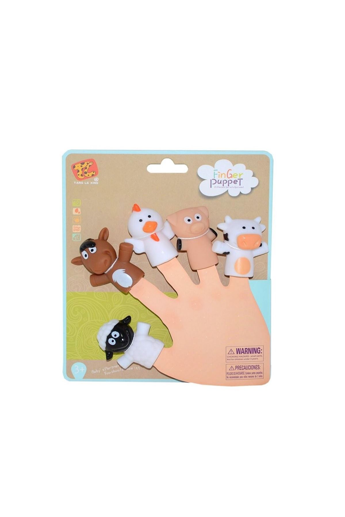 Art Tone PARMAK KUKLA TL-14 HAYVAN FİGÜRLÜ FİNGER PUPPET 3+
