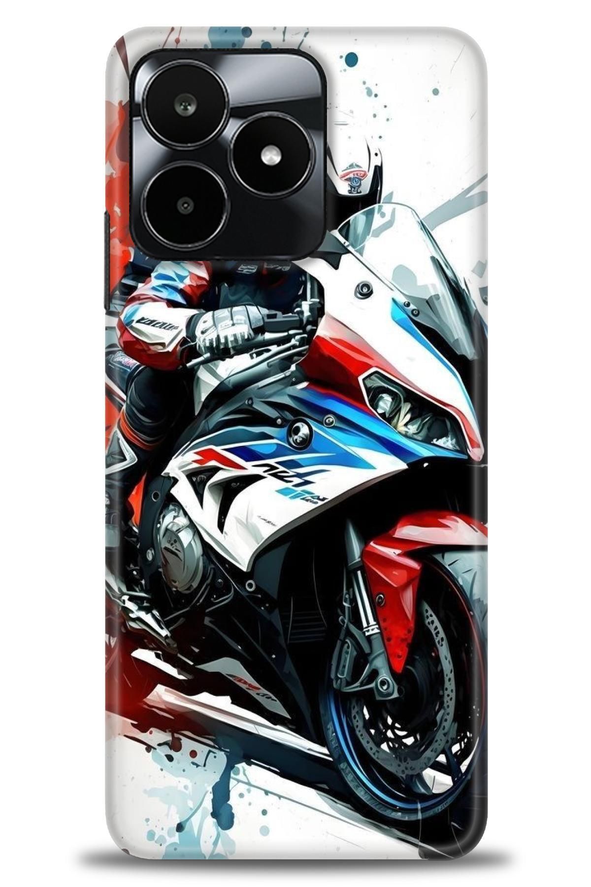 realme C53 İle Uyumlu HD Baskılı Desenli Silikon Kılıf - 572