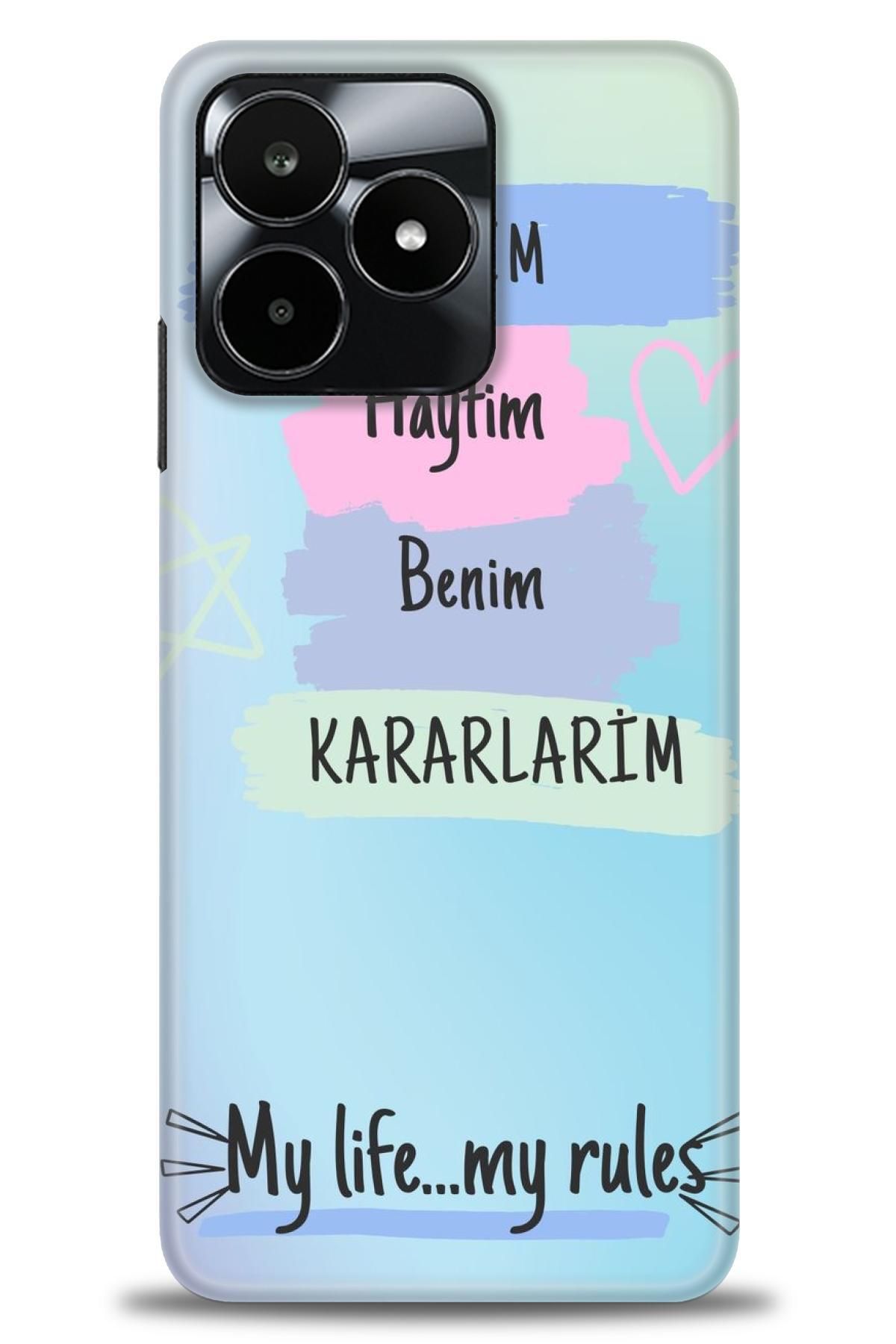 realme C53 İle Uyumlu HD Baskılı Desenli Silikon Kılıf - 1072