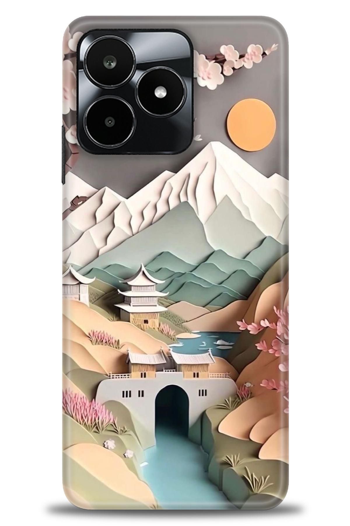 realme C53 İle Uyumlu HD Baskılı Desenli Silikon Kılıf - 321