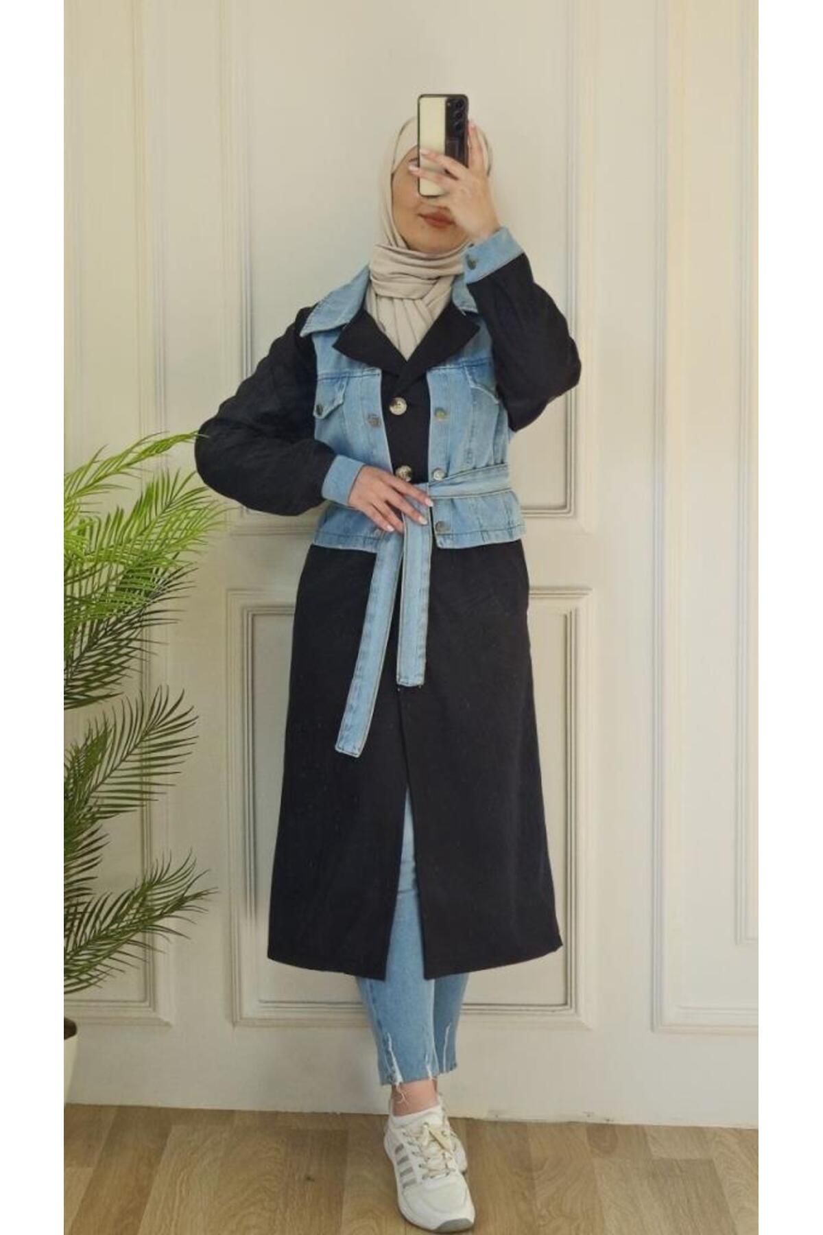 Tebrikler tekstil kadın yazlık kpt trençkot model G2732