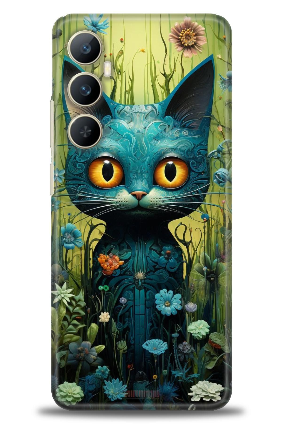 realme C65 İle Uyumlu HD Baskılı Desenli Silikon Kılıf - 127