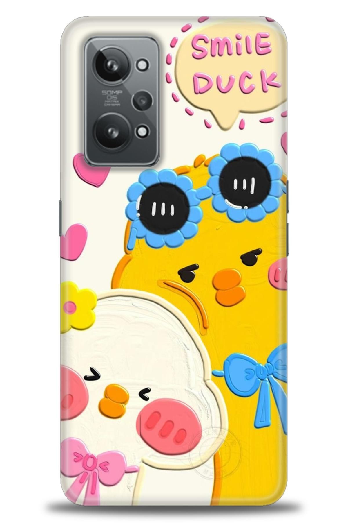 realme GT2 İle Uyumlu HD Baskılı Desenli Silikon Kılıf - 375