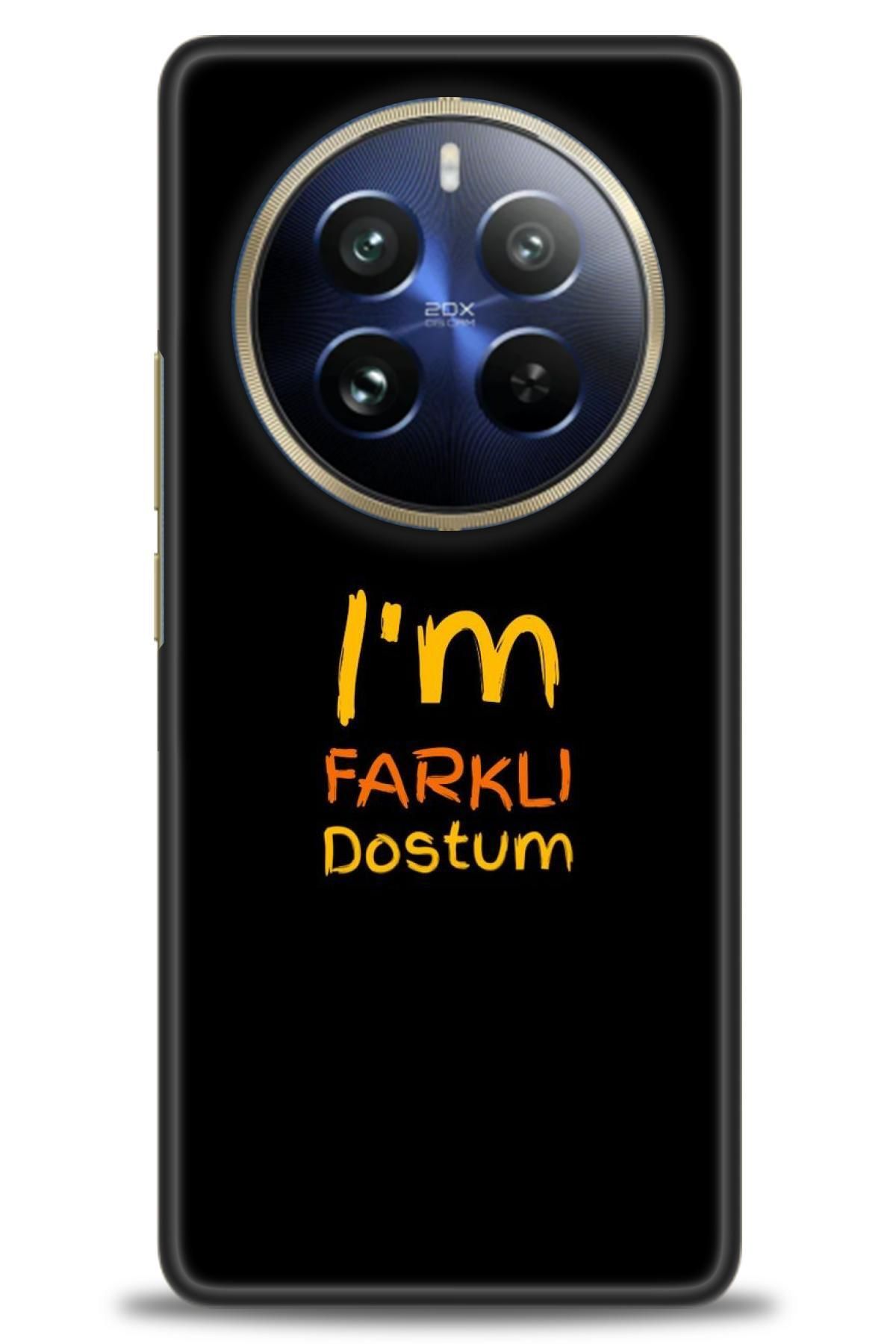 realme 12 4G / 12 Plus İle Uyumlu HD Baskılı Desenli Silikon Kılıf - 1075