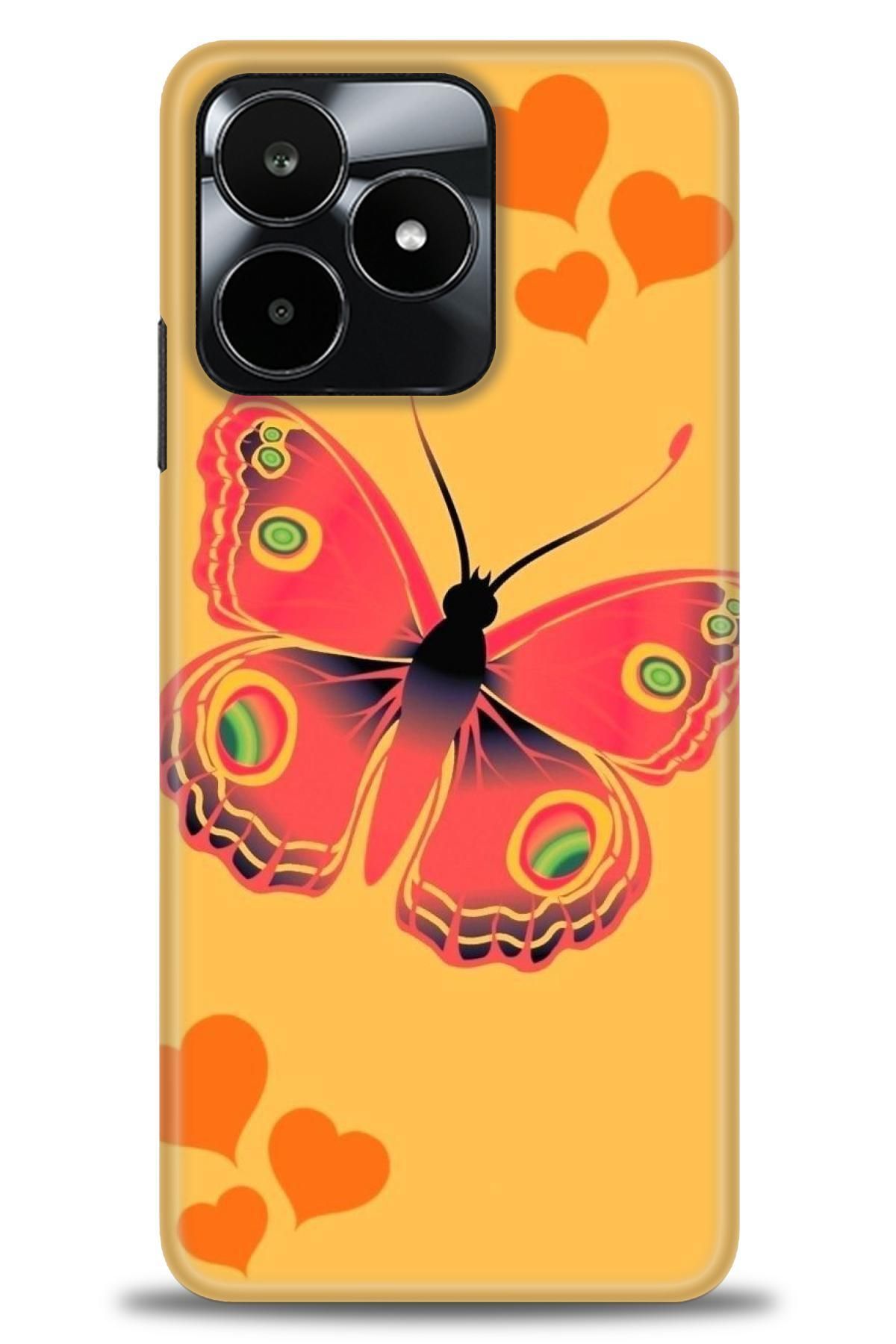 realme C53 İle Uyumlu HD Baskılı Desenli Silikon Kılıf - 119