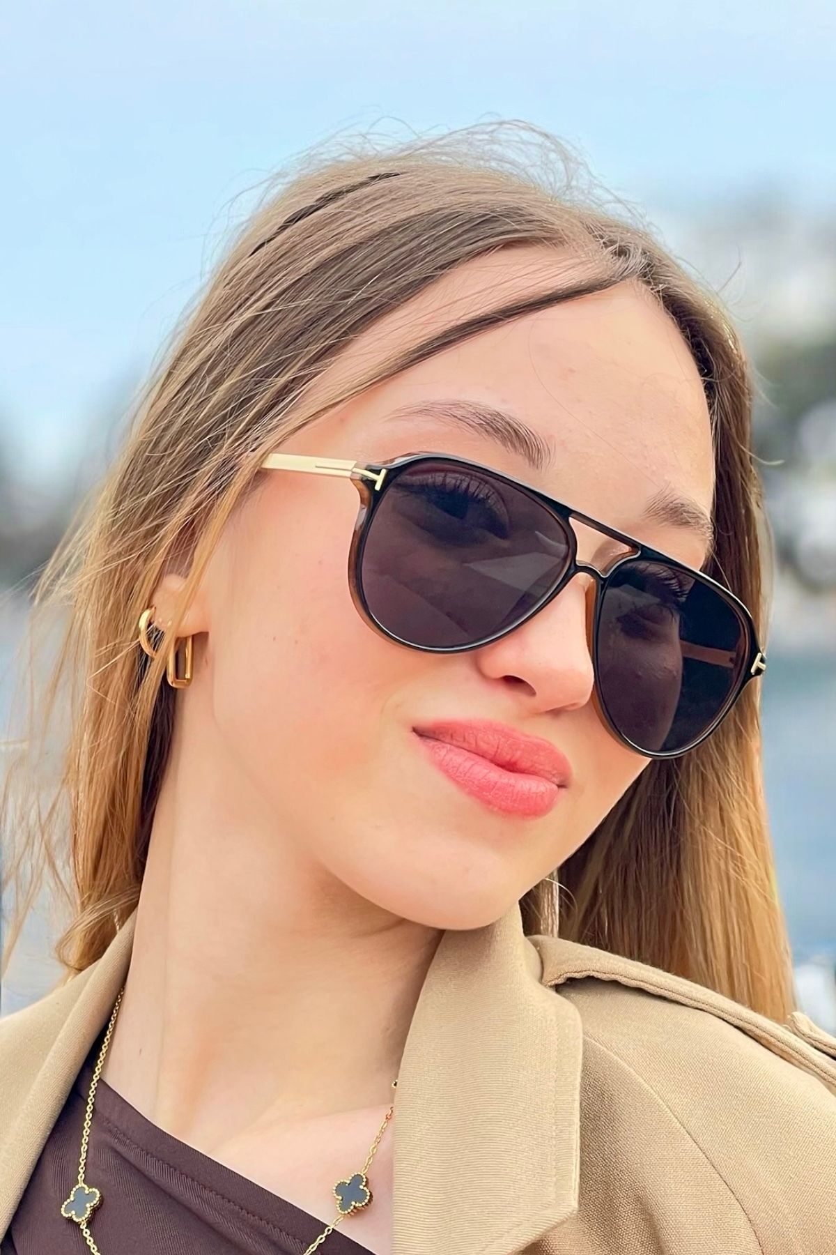 TAKIPORT UV 400 Korumalı Damla Çerçeveli Unisex Güneş Gözlüğü