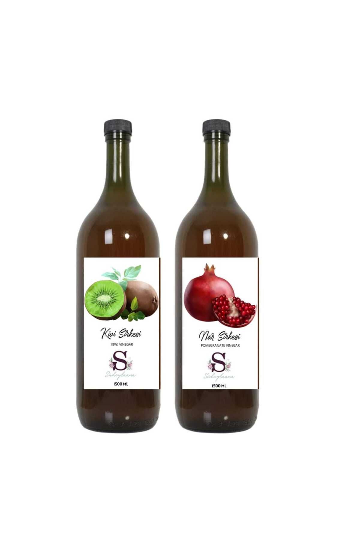 Süheylaana Doğal Kivi Sirkesi 1500 Ml - Doğal Nar Sirkesi 1500 Ml