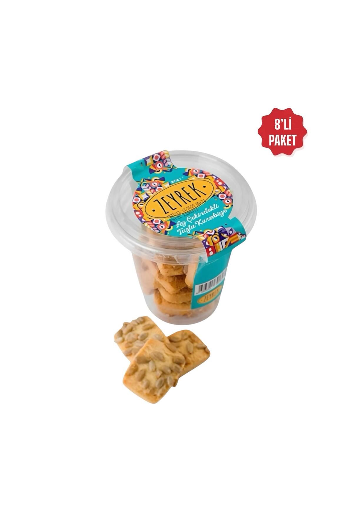 Zeyrek AYÇEKİRDEKLİ BARDAK KURABİYE 80 GR 8'Li SET 640 GR