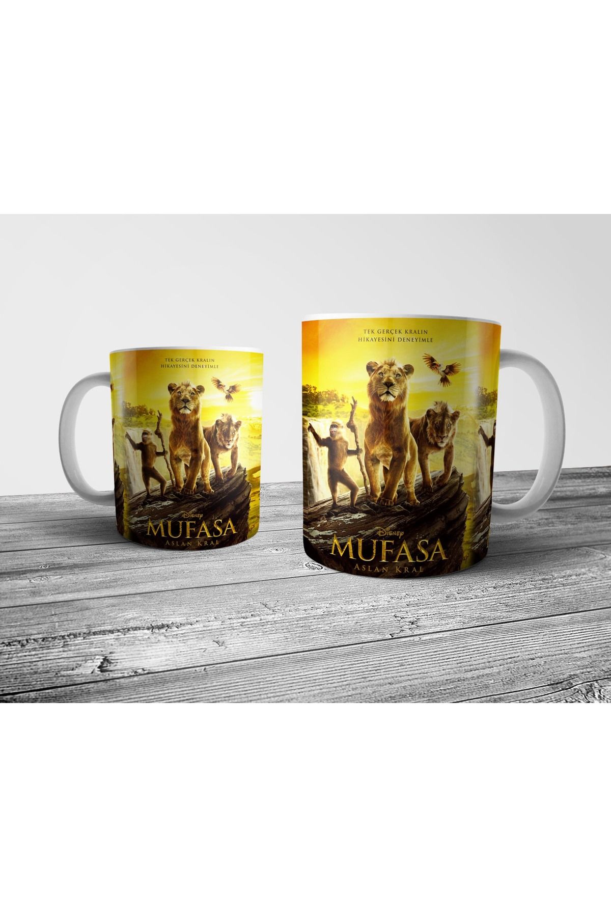 Pixxa Mufasa: Aslan Kral - Lion King Kupa Bardak Model 1