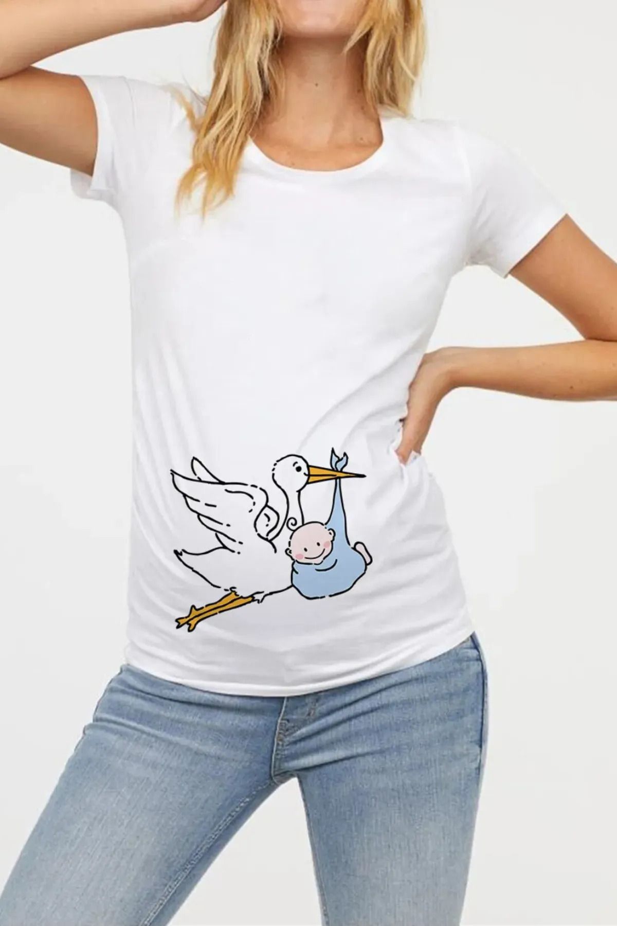 FeaR LeeS Kadın Hamile T-shirt