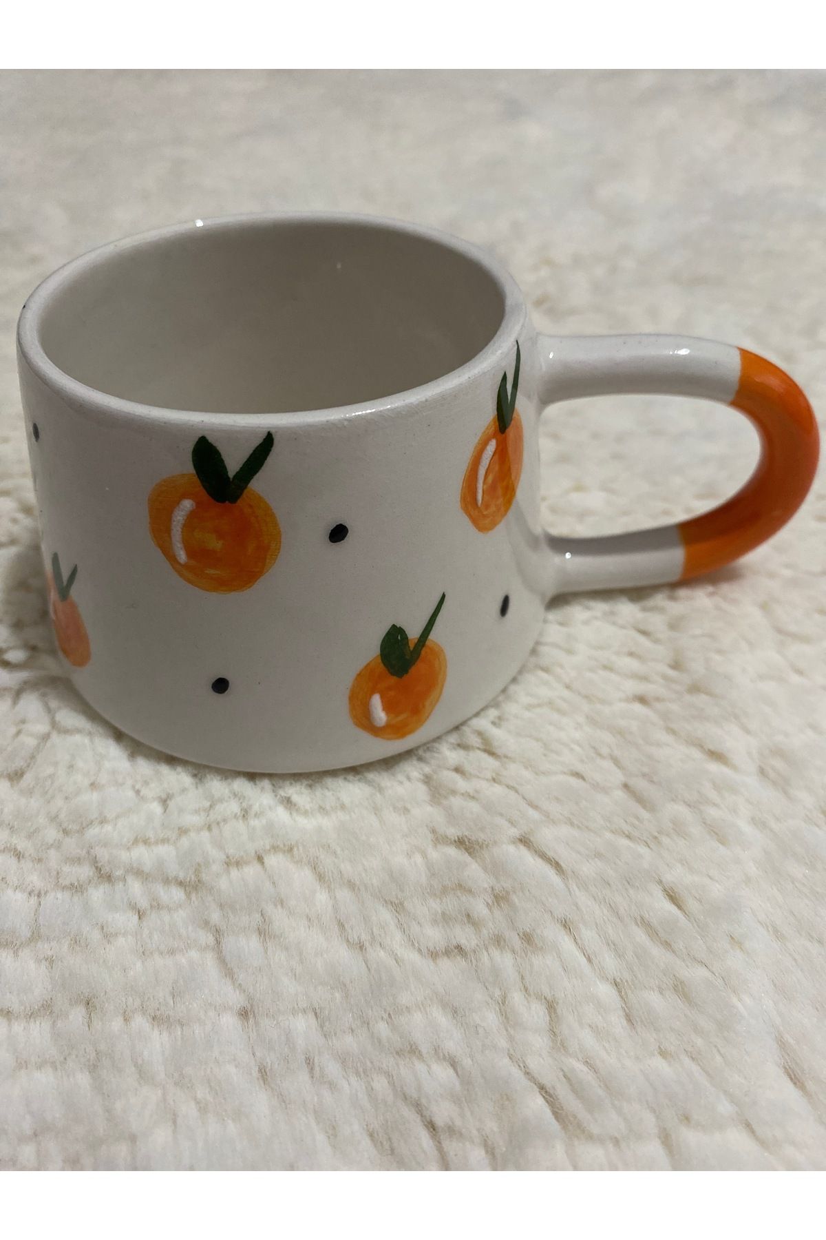 HOBİ Mug kupa turuncu meyve 1 adet