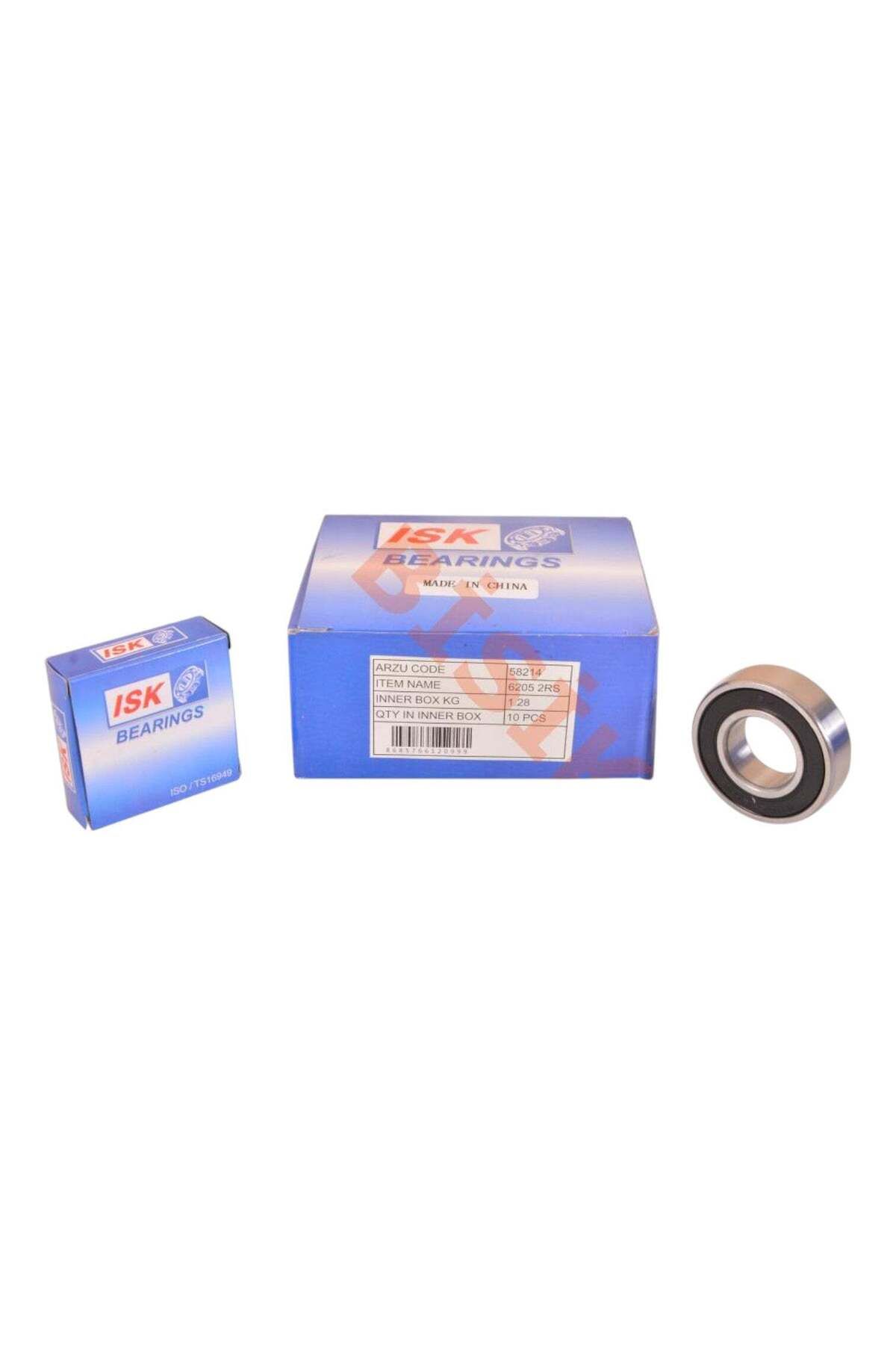 isk 6205 Rulman (Plastik Kapaklı)