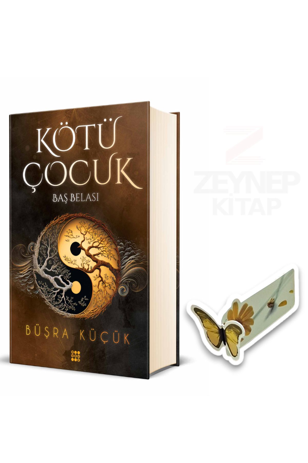 Dokuz Yayınları Kötü Çocuk 2-Baş Belası(CİLTLİ)Özel Tasarım Kelebek Ayraç Hediye