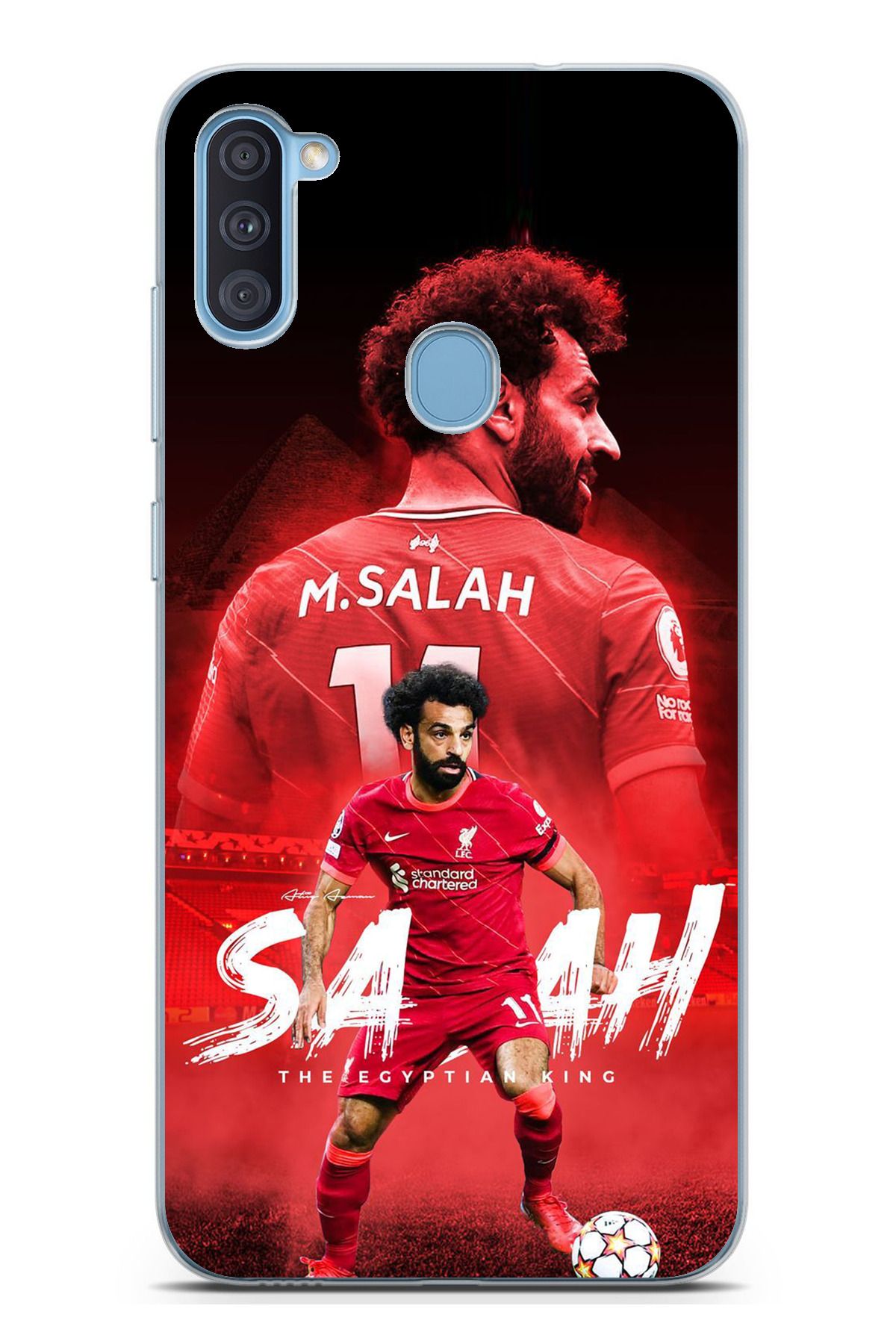 TechTree Galaxy A11 - M11 Uyumlu Muhammed Salah Şeffaf Silikon Kılıf