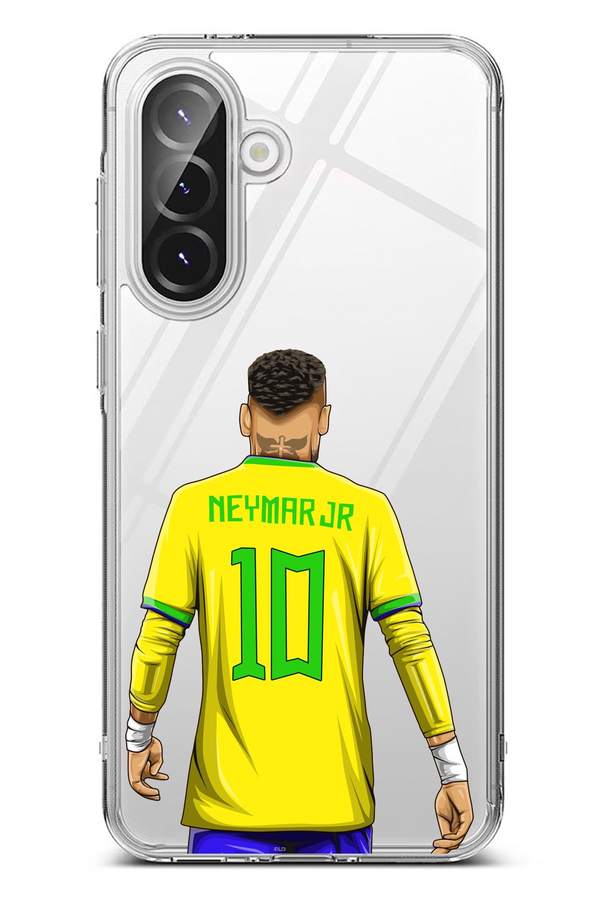 TechTree Galaxy A56 Uyumlu Neymar Minimal Forma Şeffaf Silikon Kılıf