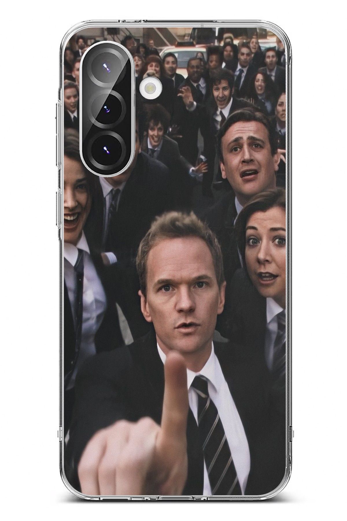 TechTree Galaxy A36 Uyumlu How i met your mother Selfie Tasarımlı Şeffaf Silikon Kılıf
